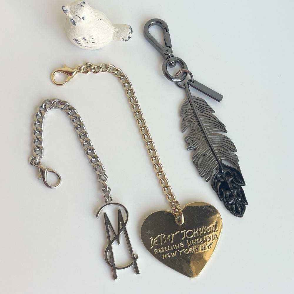 Set Of 3 Hang Tag Bag Charm